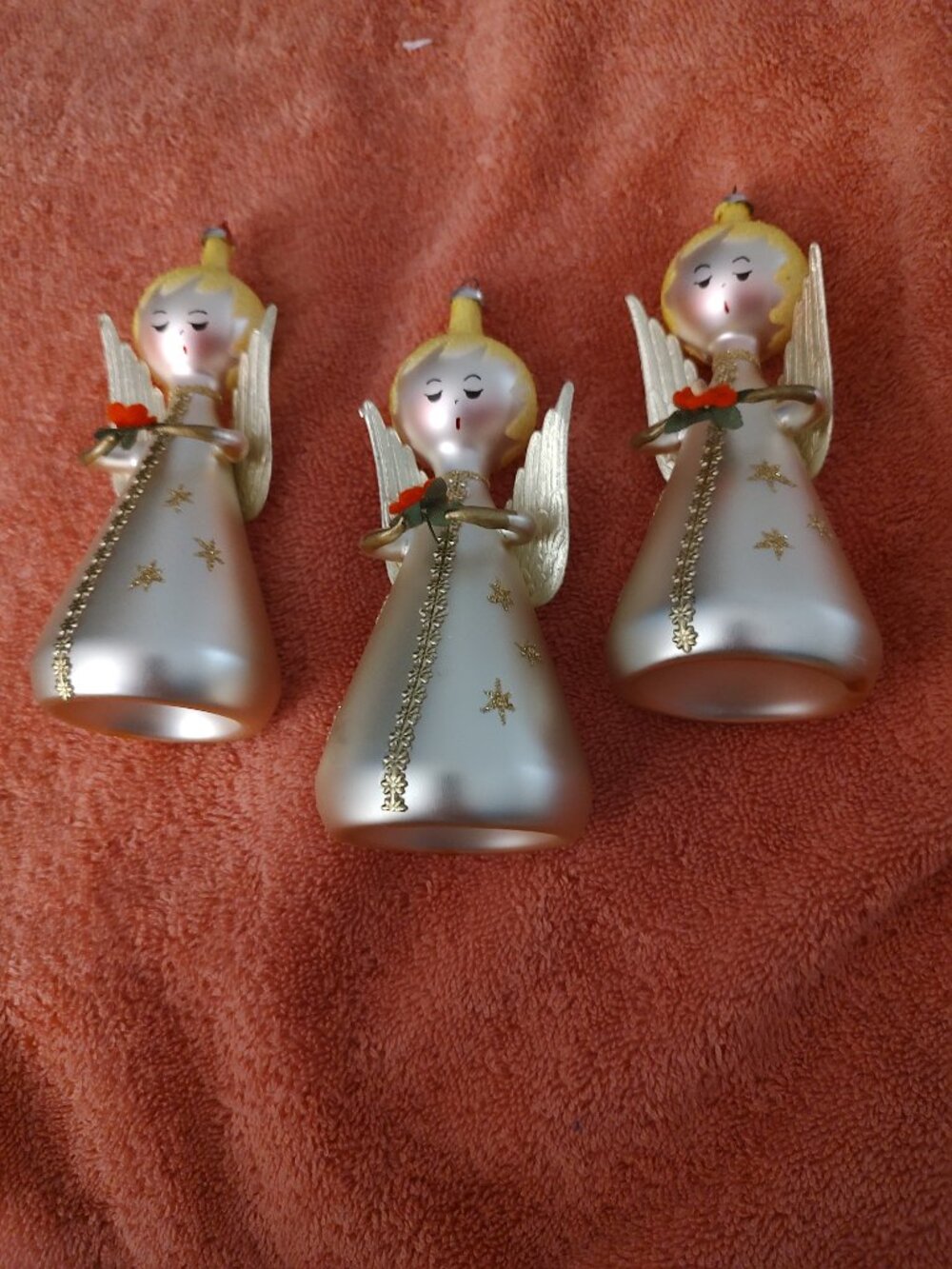DI CARLINI CHRISTMAS ANGEL ORNAMENTS VINTAGE